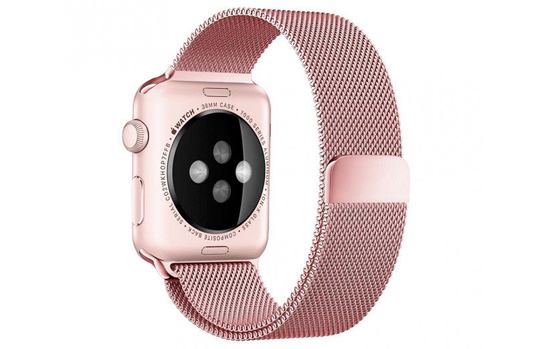 Ремешок для Apple Watch 42mm Milanese Loop Band Rose Gold