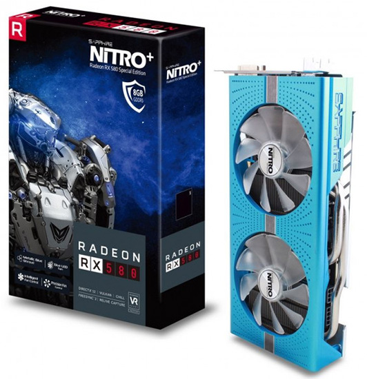 Видеокарта Sapphire Radeon RX 580 8192Mb NITRO+ Special Edition (11265-21-20G)