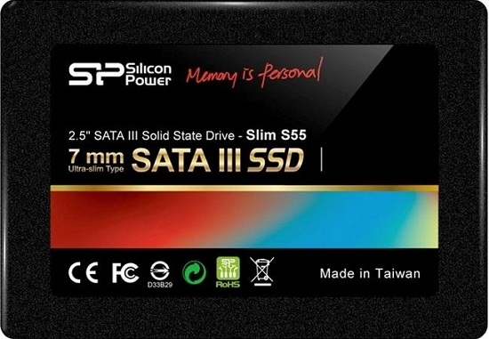 SSD накопитель Silicon Power Slim S55 SP240GBSS3S55S25