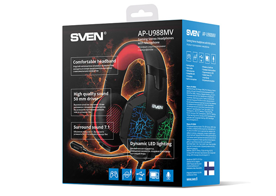 Sven AP-U988MV Black/Red