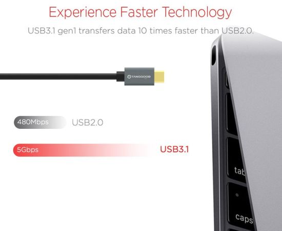 TANGGOOD USB-C в USB-A