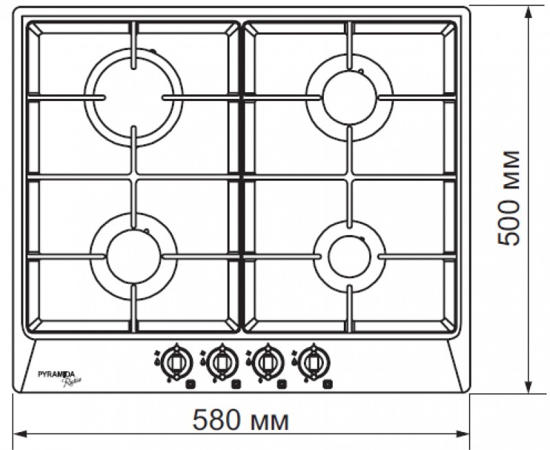 Pyramida PFE 644 BLACK