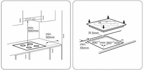 Варочная поверхность Zanussi ZEV56240FA