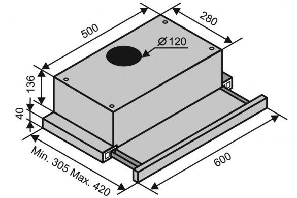 Ventolux GARDA 60 WH (430)