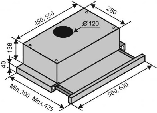 Ventolux Garda 60 WH/X (650) IT