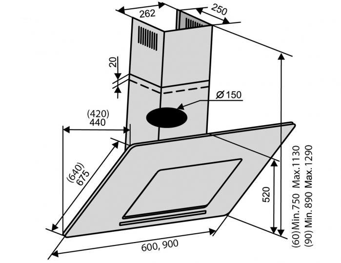 Ventolux Mirror 60 BK (800) TC