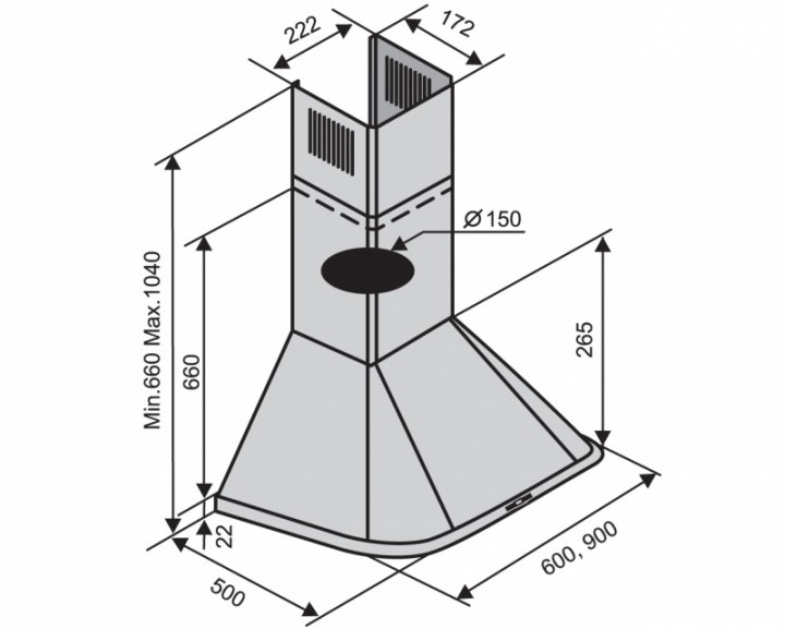 Ventolux Monaco 60 WH (800)