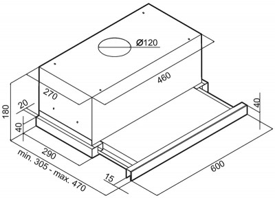 Perfelli TL 6612 W LED