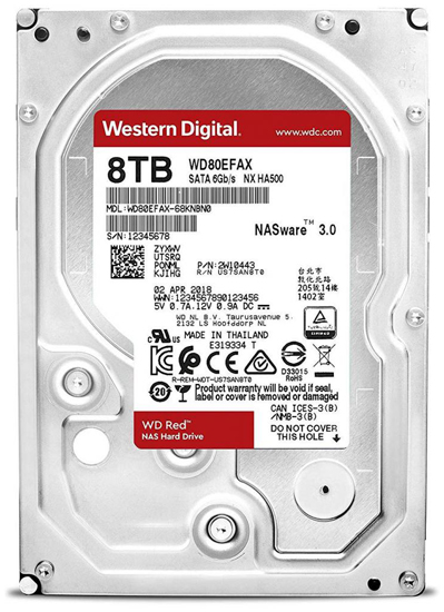 Жесткий диск WD Red 8 TB (WD80EFAX)