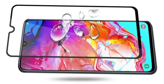 Защитное стекло для Samsung Galaxy A70 Black